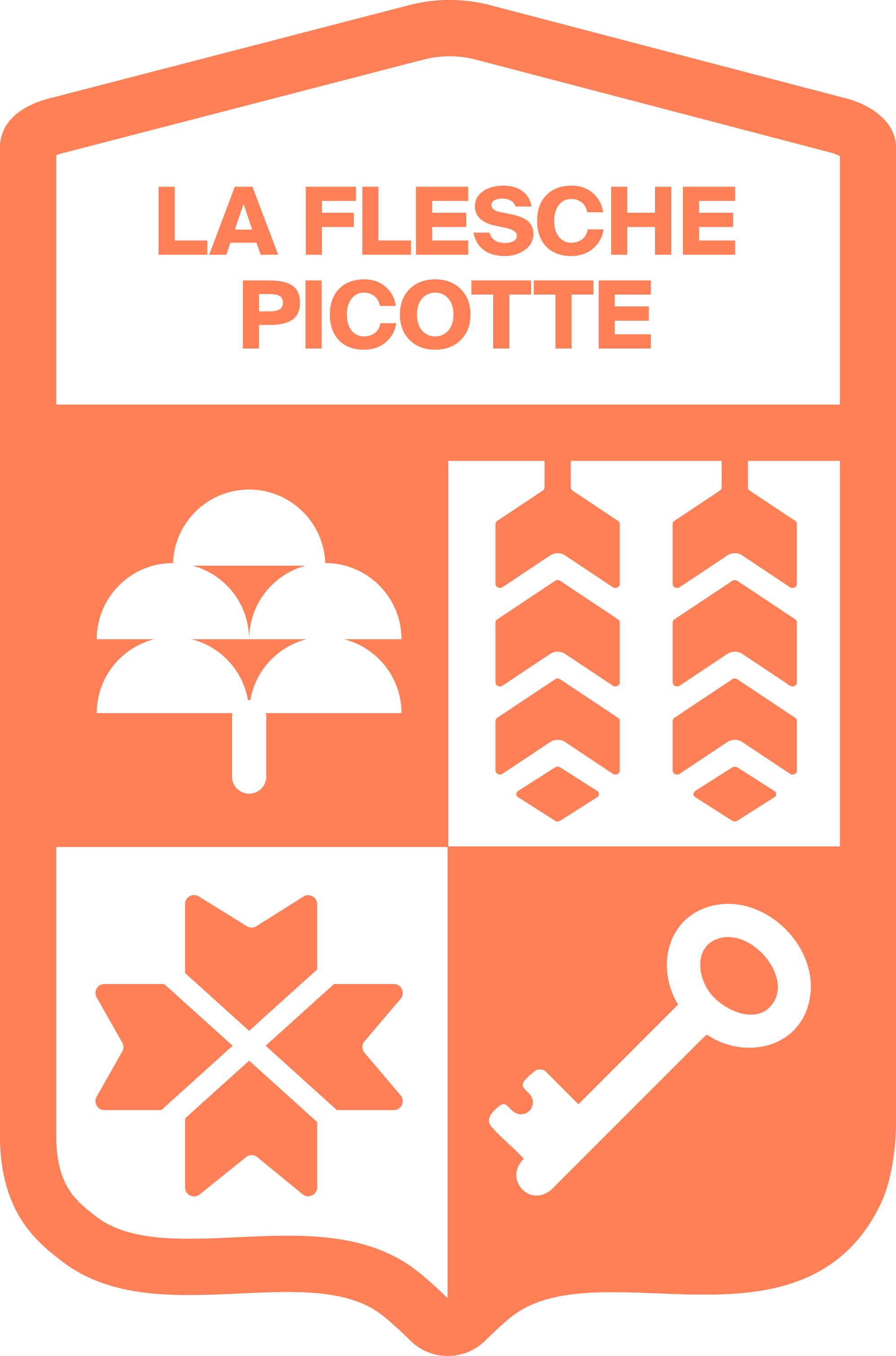 House of La Flesche Picotte Crest